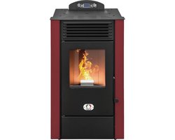 Pelletkachel 9 kW WiFi 5 Sterren | 92% Efficiëntie | Verwarmingsvermogen tot 80 m² | Programmeerbaar | Duurzame Verwarming