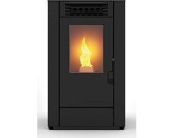 Pelletkachel Kalor Kim 8kW - Zwart