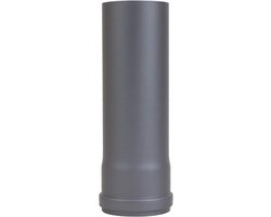 Pelletkachel Verlengstuk 250 mm Zwart Metallic of Grijze Pijp DN 80