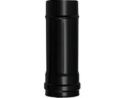 Pelletkachelbuis van geëmailleerd staal, Ø 80 mm, lengte 25 cm, duurzame kachelaccessoires