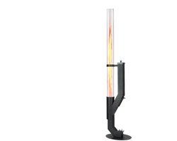 Quality Heating - HeatRocket PH-08 Terrasverwarmer op Pellets – 5 kW – Zwart – Duurzaam & Sfeervol Verwarmen