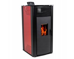 THUNDER® Pelletkachel | GAREN RED I 15 kW | tot 150 m² | Wi-Fi | Bedieningspaneel | Thermostaat |