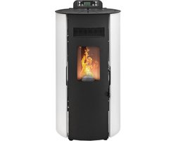 Ventilatorkachel 9 kW - Verwarmt tot 80 m², 21 uur autonomie, Efficiëntie 91%, WiFi-compatibel