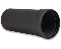 Verlengstuk Pelletpijp Zwart Hoogwaardig Staal Ø 100 mm