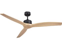 A-Flow Vero 52 inch Plafondventilator Hout - Plafondventilator afstandsbediening - Plafondventilator zonder lamp - 3 Windsnelheden - Timerfunctie - Winterstand - 132CM