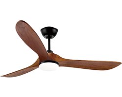 Bovista Plafondventilator - Met Verlichting - Plafond Ventilator - Met Lamp - Plafonniere Met Ventilator - Met Licht - Stijl A - 150cm