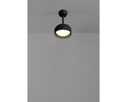 CREATE - Plafondventilator 40W Ø55cm stil met intrekbare bladen met licht - Sage - WIND CLEAR LAMP