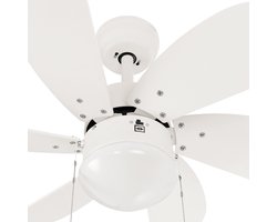 CREATE - Plafondventilator 53W Silent Ø86 cm - Met Verlichting - 3 Snelheden - Zomer/Winter functie - WINLIGHT EASY