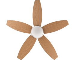 CREATE - Plafondventilator 60W silent Ø107 cm - Met afstandsbediening - 3 snelheden - Timer - Zomer/Winter Functie - WIND FLOWOOD