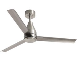 CREATE - Stille plafondventilator 40W Ø132 cm - Zilver - WIND STEEL