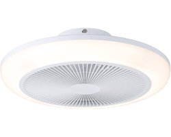 EGLO Sayulita 1 Plafondlamp met ventilator - 46 cm - Instelbaar wit licht - DC-energy saving - Wit - Dimbaar - 3 Standen