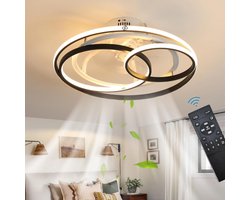Equivera Plafonniere met Ventilator - Plafondventilator - Plafondventilator Afstandsbediening - Plafondventilator Slaapkamer - Plafond Ventilator met Verlichting - Plafondlamp - Plafonniere - Ideaal voor in uw slaapkamer!