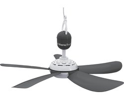 Eurotrail Plafond Ventilator - Charcoal