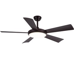 Evolar Plafondventilator met Verlichting - 132cm - Dimbaar - Zeer Stil - Afstandsbediening - 3000K/4500K/6000K - EVO-CF52CG