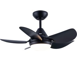 Evolar Plafondventilator met Verlichting - 76cm - Dimbaar - Zeer stil - Afstandsbediening - 3000K/4500K/6000K - EVO-CF30B