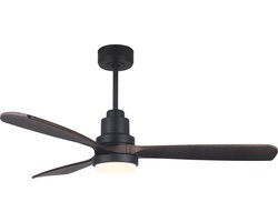 Menorca DC met 15W LED SMD Tricolor met afstandsbediening Martec plafondventilator 132 cm