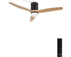 MKSS® Plafondventilator met Verlichting - Ventilator voor Slaapkamer - Air Cooler met Afstandsbediening