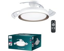 Philips Bliss LED-plafondlamp - met ventilator - goud