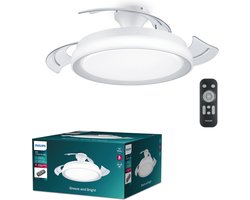 Philips Bliss LED-plafondlamp - met ventilator – wit