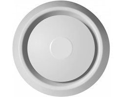 Plafonddiffuser voor ventilatiesystemen en afzuiging 125 mm