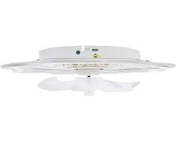 Plafondlamp met ventilator - Bladeless - Met Timer- Plafondventilator - Plafondlampen - Plafonniere - Bloemvormig - LED - 48 cm doorsnede - Nachtlampje - Woonkamer - Slaapkamer - Badkamer
