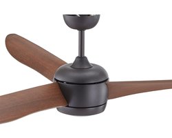 Plafondventilator Airfusion Nordic Brons/ Walnoot Led