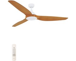 Plafondventilator Airfusion Type A White & Teak 152cm