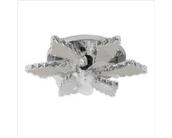 Plafondventilator Met Verlichting - Plafonniere Met Krachtige Ventilator voor Comfortabele Nachtrust - App Bediening Slaapkamer - Chroom