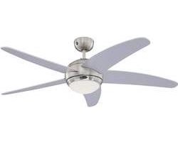 Plafondventilator Westinghouse Bendan (Ø) 132 cm Met afstandsbediening, Met lamparmatuur