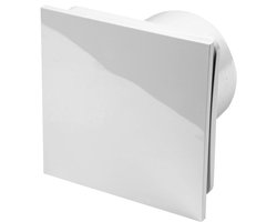 Sanivesk inbouwventilator Design vierkant Ø 100 mm