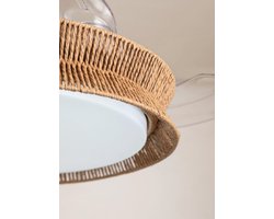 Stijlvolle Plafondventilator met Verlichting en Afstandsbediening - 6 Snelheden, Ingetrokken Vleugels, Ideaal voor Ruimtes tot 30 m²