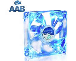 Stille en Efficiënte 80mm Ventilator met Blauw LED