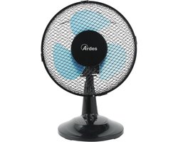 Stille tafelventilator met 3 bladen en oscillatie - Ventilator met verstelbare kanteling en handmatige bediening