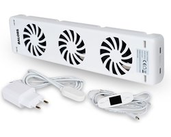 BALORS® Radiator Ventilator Mono set – Digitaal display - Instelbare temperatuurinstelling - Energiezuinig - Past op elke radiator & Makkelijk te installeren - Energie besparen door betere warmteverdeling - Speed Heating voor optimaal Comfort