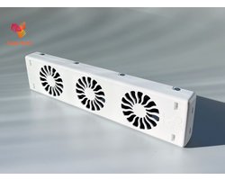 COZYVENT Radiator Ventilatoren single set - Next Generation Afstandsbediening & Display – Energiebesparende Radiator Booster