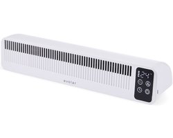 Evolar Radiator Ventilator Draadloos - 3W - Wit - 5200 mAh accu - met timer en Slimme Modus - EVO-RFW03