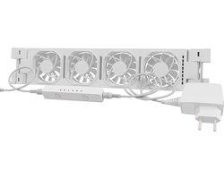Heatfan 4 Wit - Single set - met Controller (wifi)