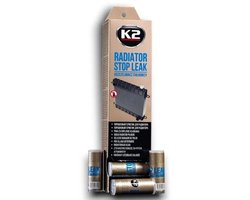 k2 autoradiator stop leak - radiator lek stopper van de auto - gaten dichter doormiddel van poeder 18,5 gram - radiator fixer - lekstopper