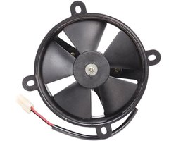 Motorfiets Radiateur Ventilator - Koelventilator Motor - Motor Koelen - Universeel Ontwerp - 12V - Zwart