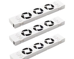 Simple Fix Radiator Ventilator Triple Set - Energiezuinig â€“ Verwarm je ruimte 2x zo snel - Tot 30% energiebesparing â€“ Fluisterstil - Makkelijk te plaatsen radiatorventilatoren - Wit