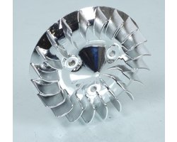 verchroomde turbine koelventilator voor mbk 50 booster scooter