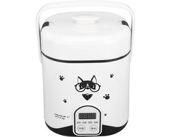 1.2L 24V 180W Mini-rijstkoker Elektrische Lunchbox - Reizen - Kleine Verwijderbare Antiaanbakpot - Warmhoudfunctie - Mini-reisrijstkoker 12V - Auto en Vrachtwagen