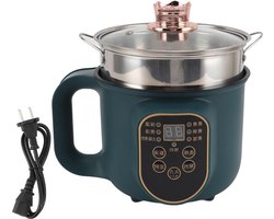 18 Liter Anti-aanbak Rijstkoker met Stoommand - Multicooker - Intelligente Reservering - Kleine Elektrische Kookplaat - Pasta Soep - Steak Eieren Havermout .