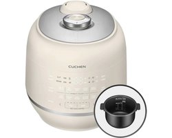 2.1 Ultra Hogedruk Inductie Rijstkoker 6 Cup - Volledig Roestvrij, Auto Stoomschoon, Spraakgids