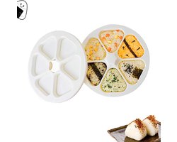 6-in-1 Onigiri Maker - Sushi Rijstballenmaker voor Thuis en Camping