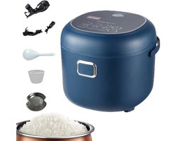 Aafinity Rijstkoker - Rijstkoker klein - Rijstkoker met stomer - 200W - 2 liter - voor 1-3 personen - Ook voor het koken van noodles