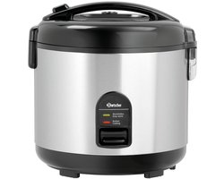 Bartscher Rijstkoker met Stomer 1,8 Liter - met Warmhoudfunctie - Ø29x(H)29,3cm