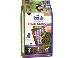 Bosch Hundefutter Maxi Senior Geflügel, 1er Pack (1 x 12.5 kg) 12,5 kg Gevogelte, Rijst