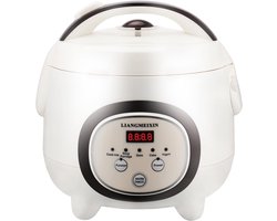 Compacte Multifunctionele Rijstkoker met Stomer (1 Liter) voor 1-3 Personen