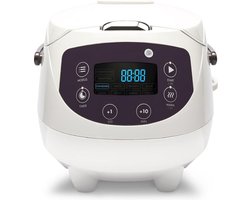 CRLYN® Rijstkoker met Stomer - Multicooker - Warmhoudfunctie - Wit